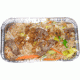 Reis mit frischem Gemüse und Rindfleisch